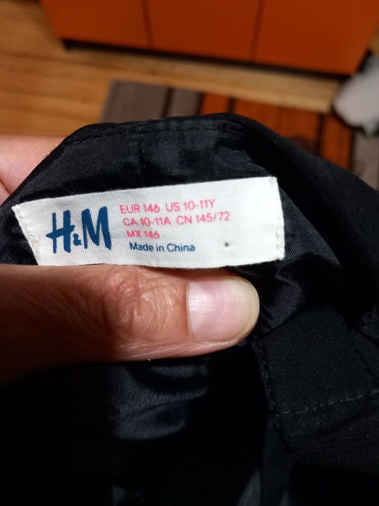 Черна детска тюлена рокля H&M размер 146