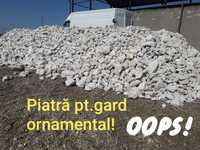 Piatra pentru gard ornamental