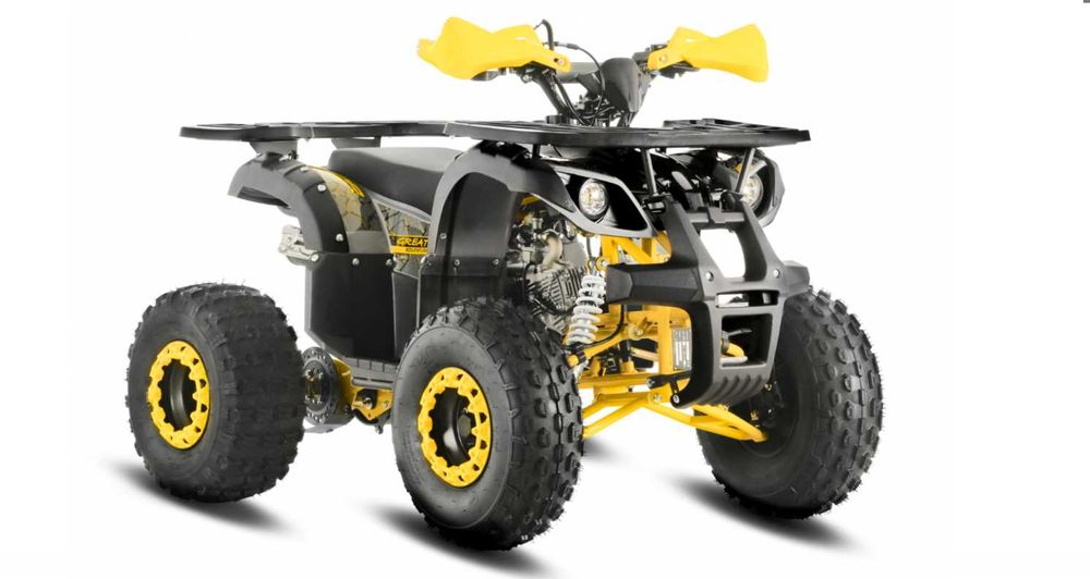 ATV Barton Thor 125cc, 4 timpi, roti de 8", culoare galben