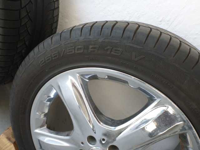 Оригинални Джанти 19" хром никел покритие цола с гуми за Мерцедес 5 x