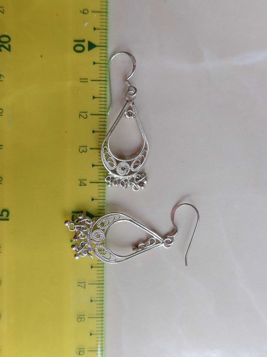 Cercei din argint  balinezi