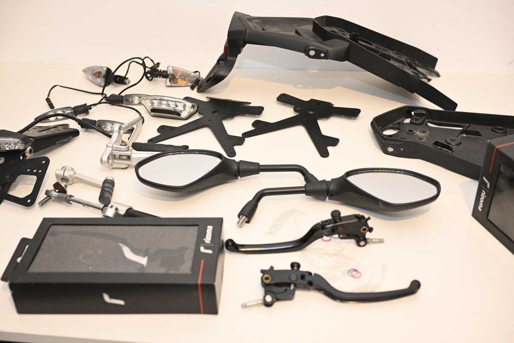 Maneta frana ambreiaj BMW R1200GS R1250GS RnineT Rizoma suport numar