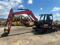 Dezmembrez miniexcavator Kubota KX080-4 , an fabricatie 2022