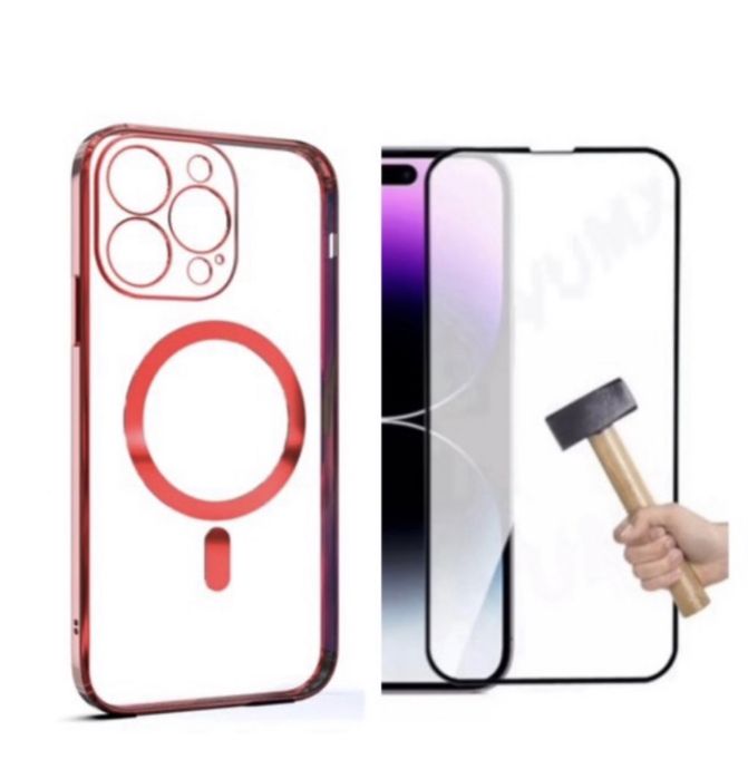 Iphone 14/15/16E/17 PRO MAX PLUS AIR Husa Magsafe Protectie Camera 0,2