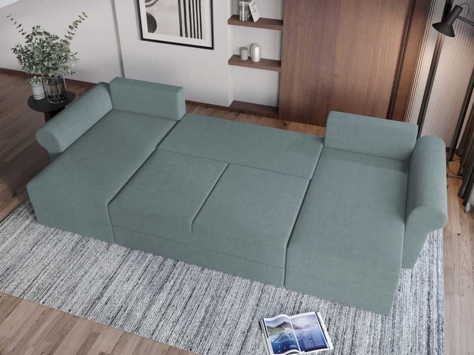 Coltar U Extensibil Bonito turcoaz Barrel 72 - Transport Gratuit