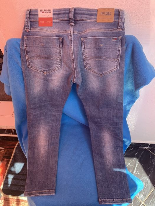 Blugi copii Tommy Hilfiger slim 122cm