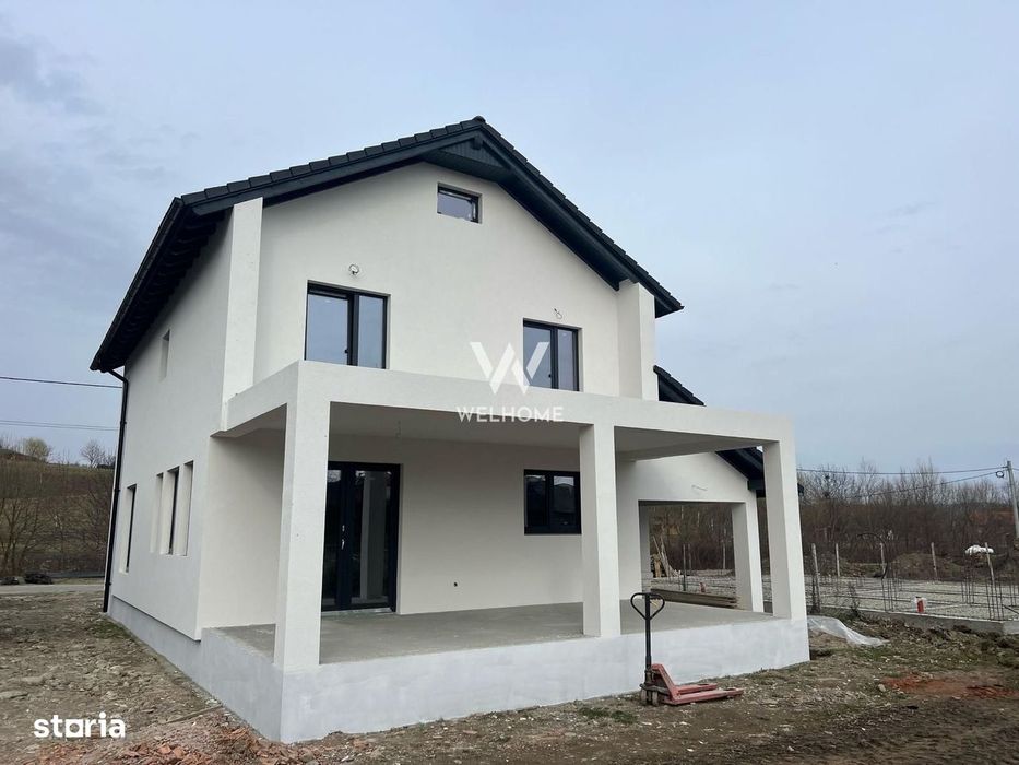 Casa Noua-Orlat 4 camere 2 terase 340 mp teren