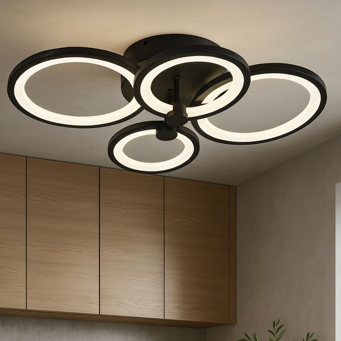 Lustra led cu telecomanda