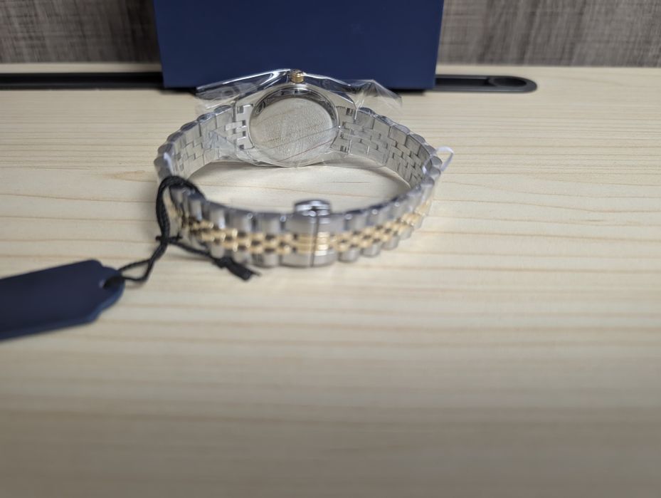 Christophe Duchamp ceas Sunray Mother of Pearl 11 Diamante Gold/Silver