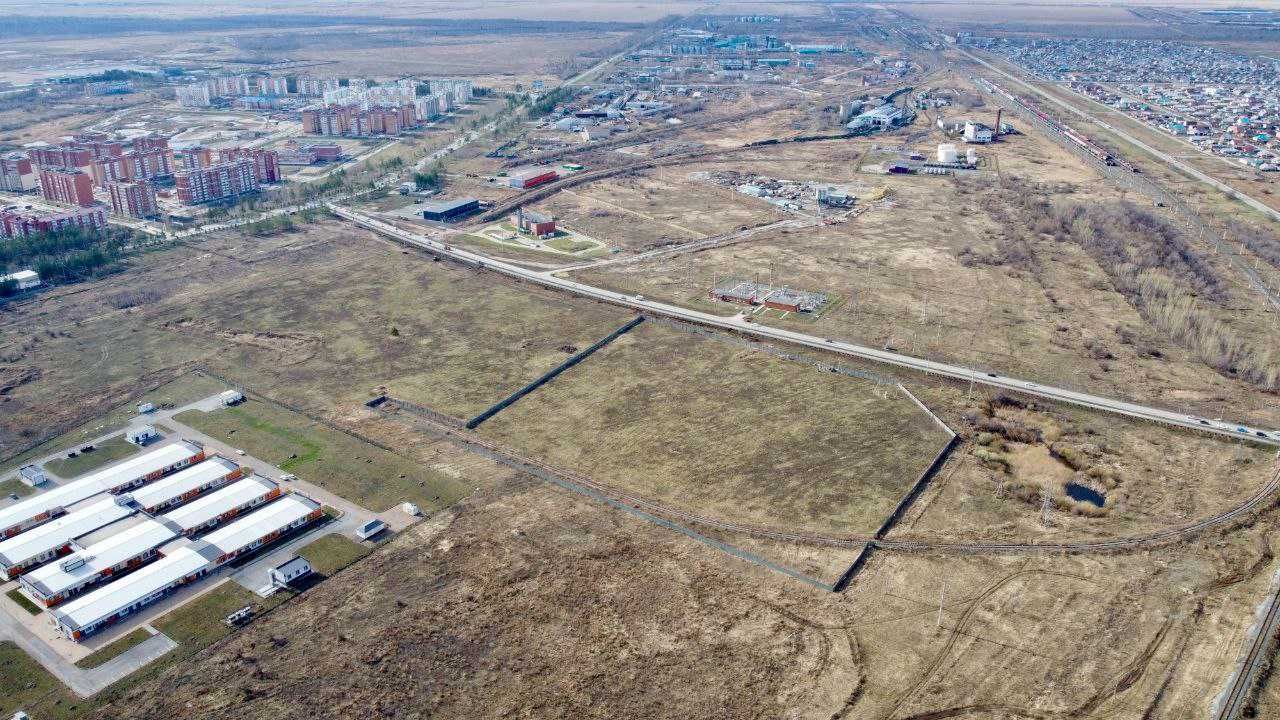 Продам зем. участок с ЖД тупиком 12,5 га в г. Костанае