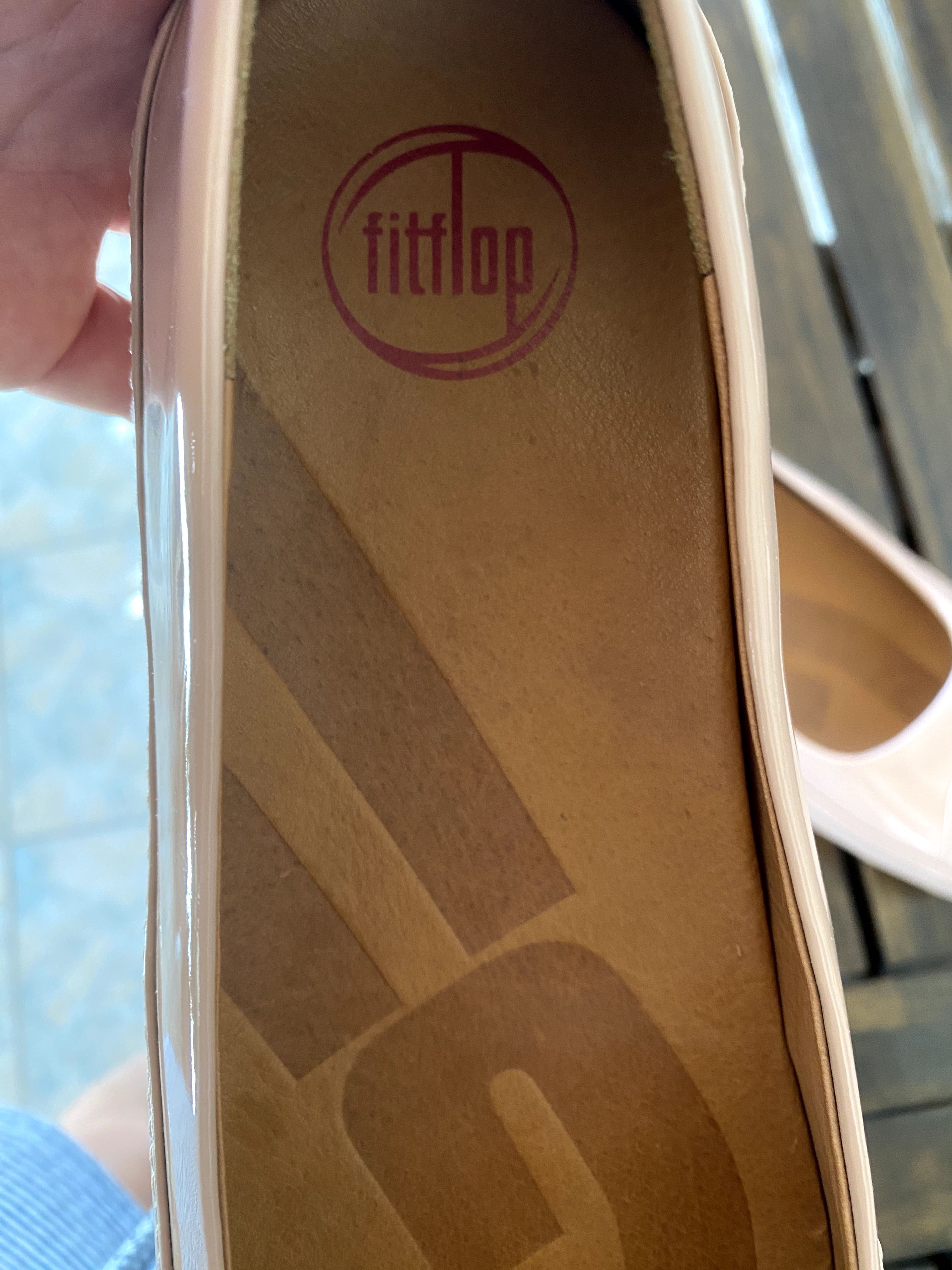 Прекрасни лачени маркови анатомични обувки Fitflop Biometrix - 41 н