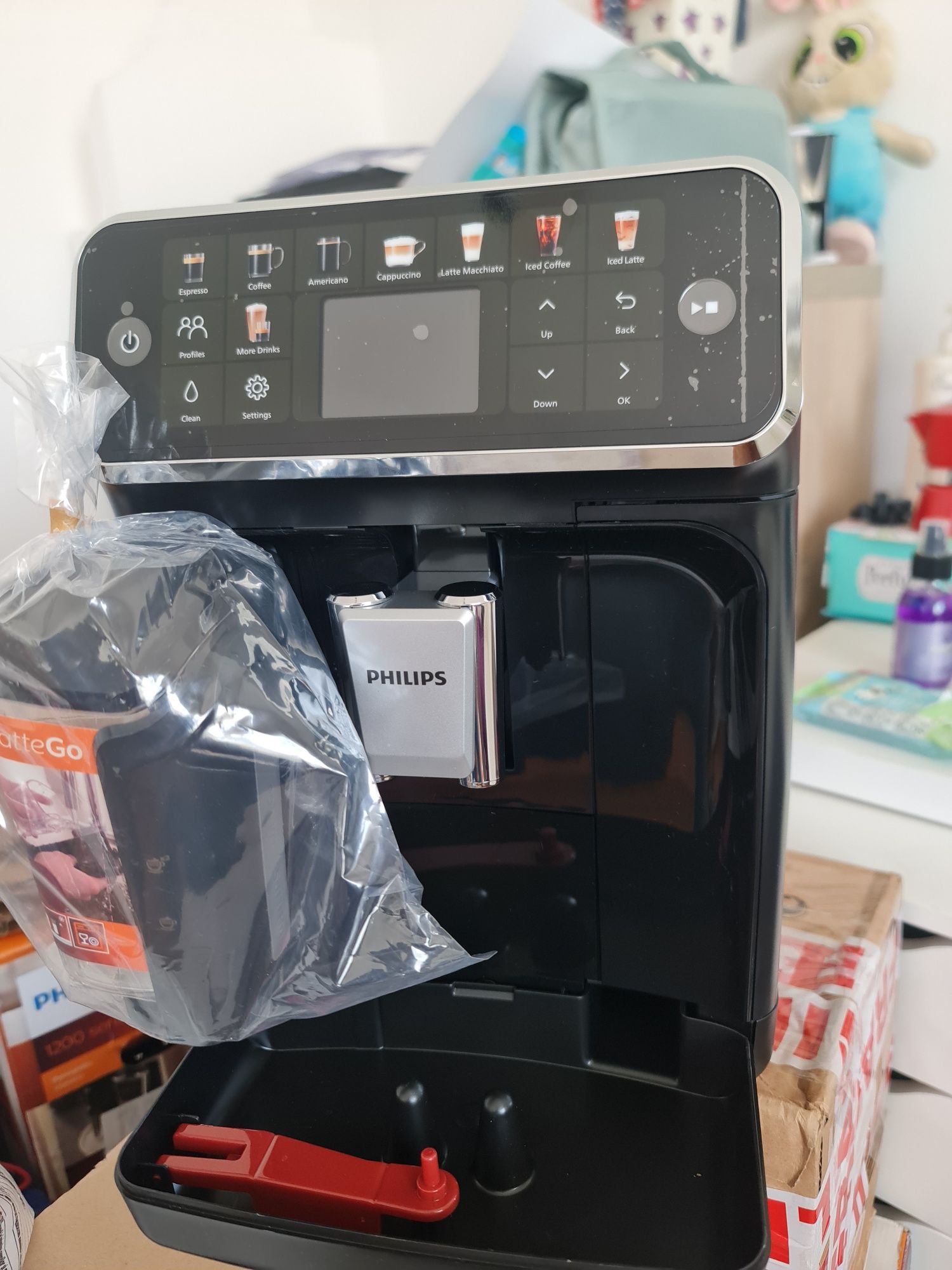 Espressor automat PHILIPS Seria 5500 EP5541/50, 1.8l, 1500W, 15 bar, n