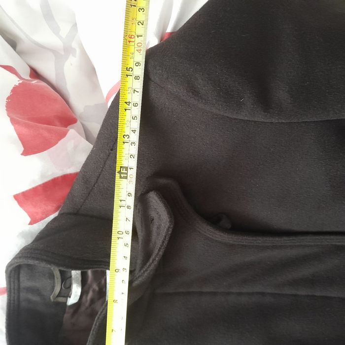 Palton maro inchis din lana