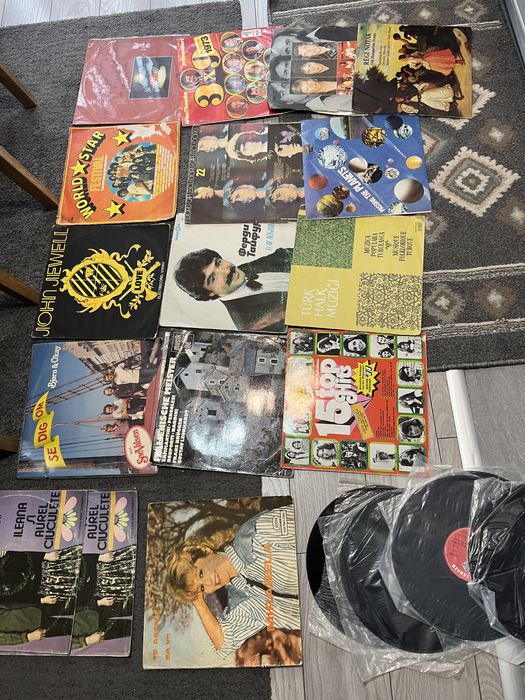 Colectie viniluri pick-up , populara , straina , povesti