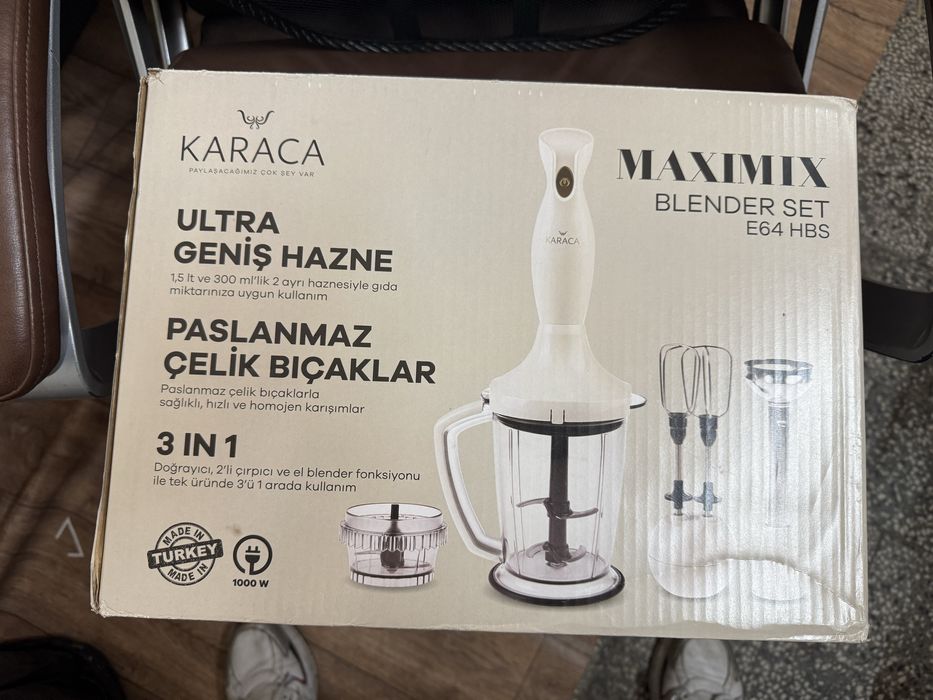 Пасатор с чопър и миксер Karaca