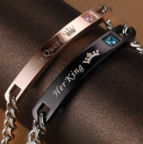 Луксозен комплект за двама KING&QUEEN