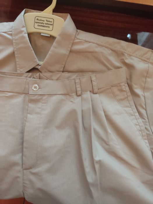 Костюм мужской летний сафари р. 56