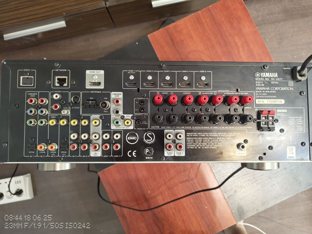 Yamaha Rx-v671 3d A/v Receiver/amplificator /home cinnema