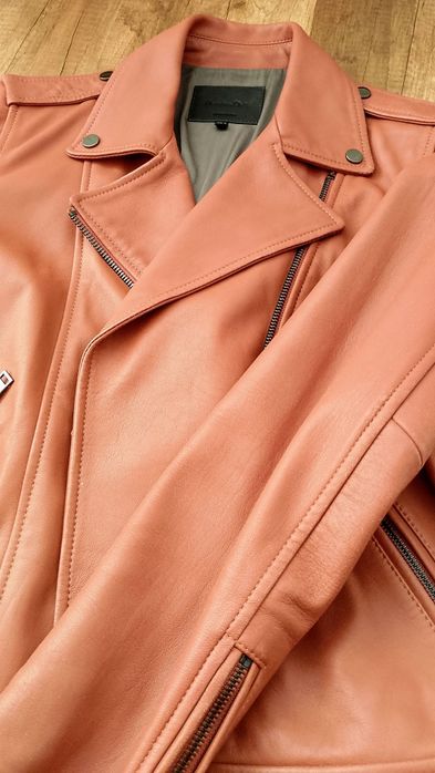 Geaca de piele Massimo Dutti