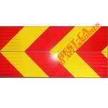 Set 2 buc placa reflectorizanta tip fagure, pentru vehicul scurt