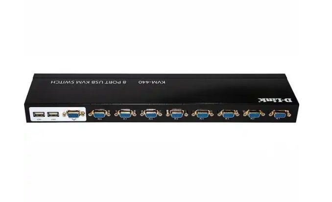 KVM-440 8-портовый KVM-переключатель с портами VGA и 4 портами USB