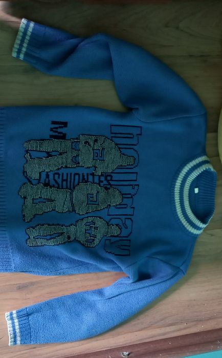 Pulover băieți albastru