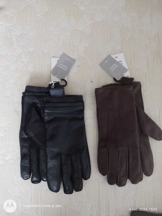 Mănuși de piele Barbati  H&M/ ZARA,(Super Ofertă).