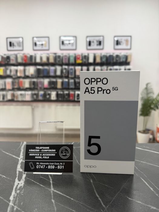 Oppo A5 Pro 5G - Black - 8Gb - 256Gb - NOU - 2 Ani Garantie !