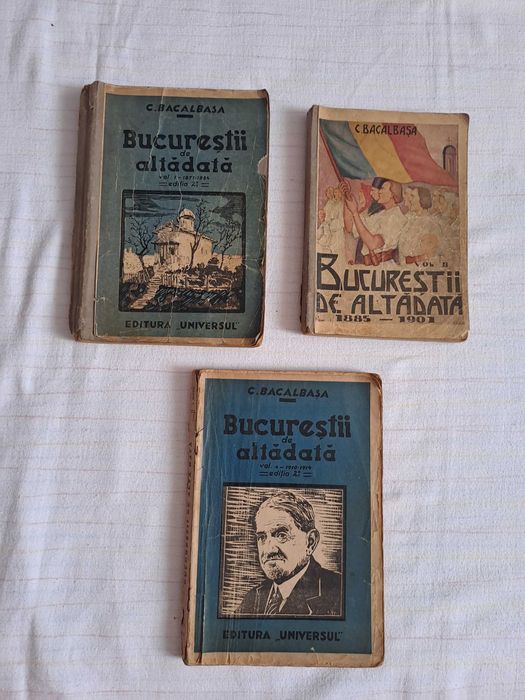constantin bacalbasa bucurestii de altadata lot 3 volume