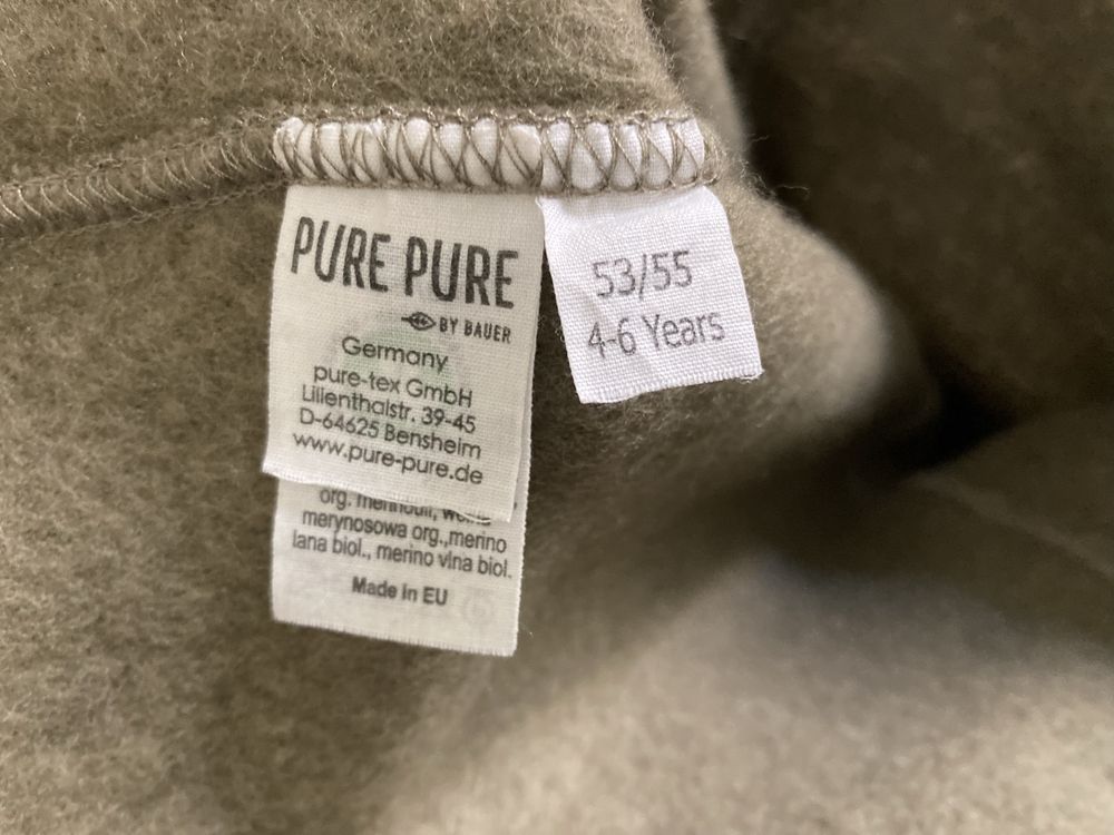 căciulă lână PURE PURE mărimea 53/55 4-6 ani