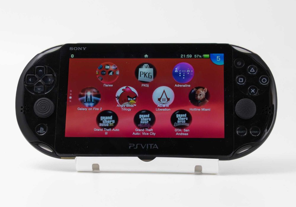 Sony PS Vita 2000 (Black, 64гб, прошивка, игры, GTA, новый АКБ)
