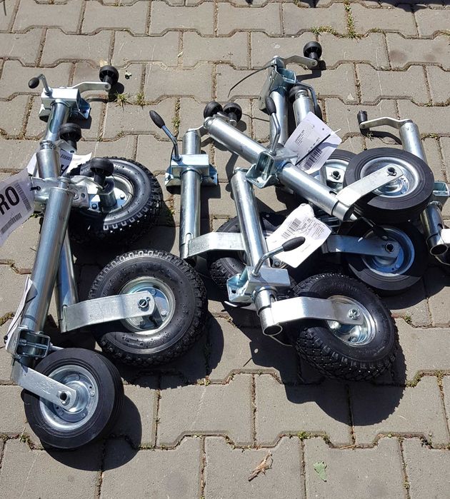 Roata de sprijin remorci, cauciuc plin, suporta pana la 100 kg