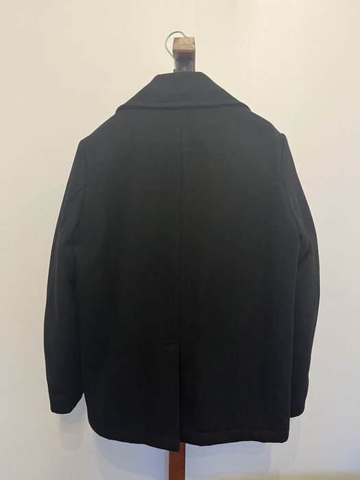 Palton barbati scurt, elegant, lana, la doua randuri de nasturi, 48-50