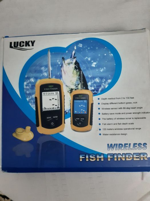 Продается беспроводной эхолот LUCKYолот LUCKY в отличном состоянии