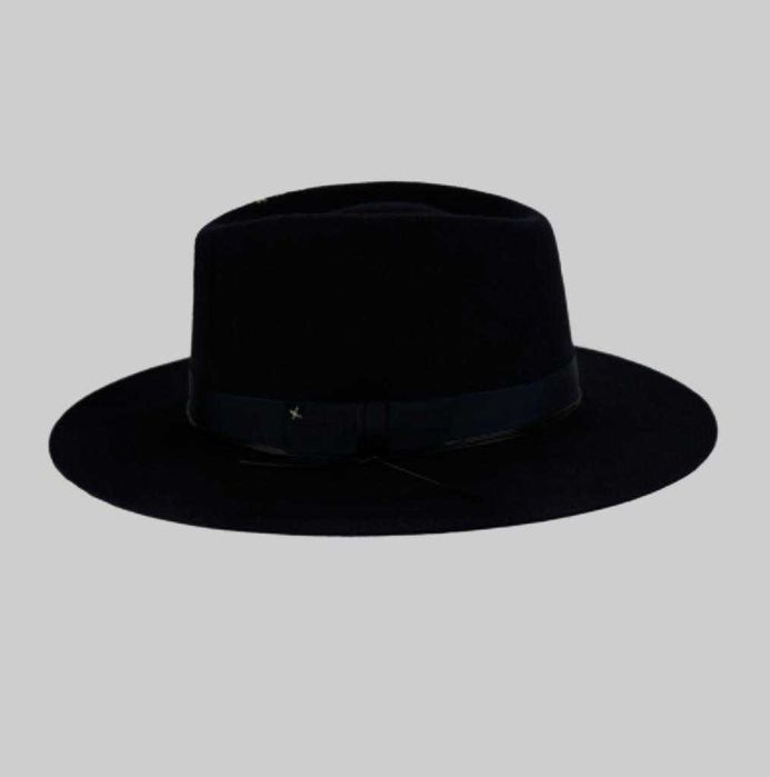 Palarie Dadarlat Unisex Neagra Fedora din Lana