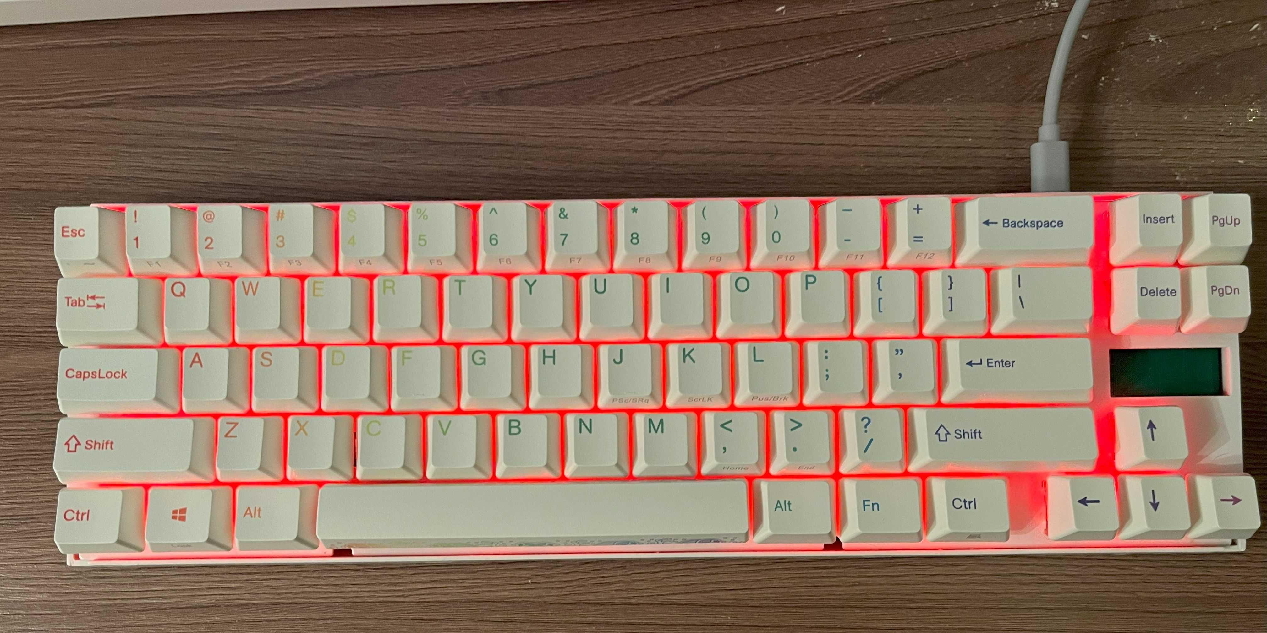 Игровая Клавиатура Ducky x Varmilo Miya Pro Rainbow 68%