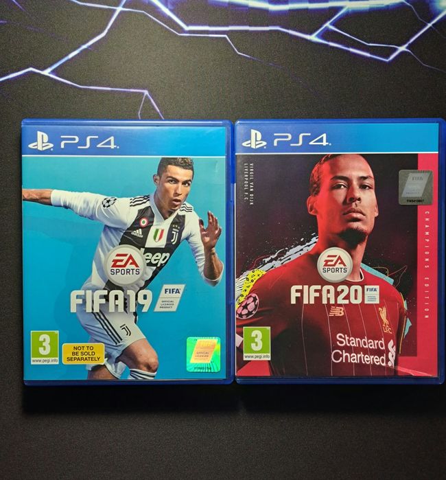 Fifa 19 и Fifa 20 за ps4 (19,90 за брой)