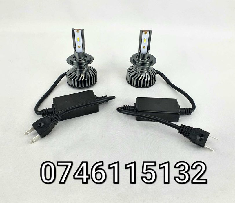 Faza Scurta / Lunga- BEC LED H7-26000Lm-6000K-Aluminiu-110W-CANBUS-Nou