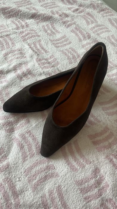 замшевые туфли