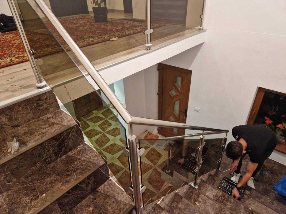 Balustrade din sticla