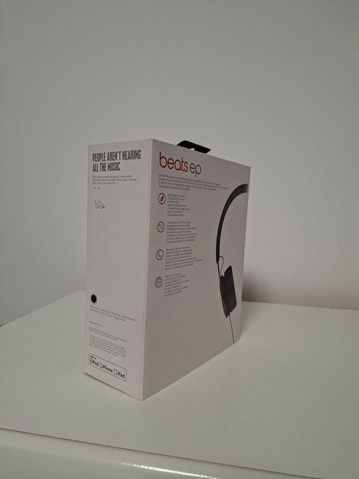 Casti Audio On Ear Beats EP by Dr. Dre, Cu fir, Microfon, Black