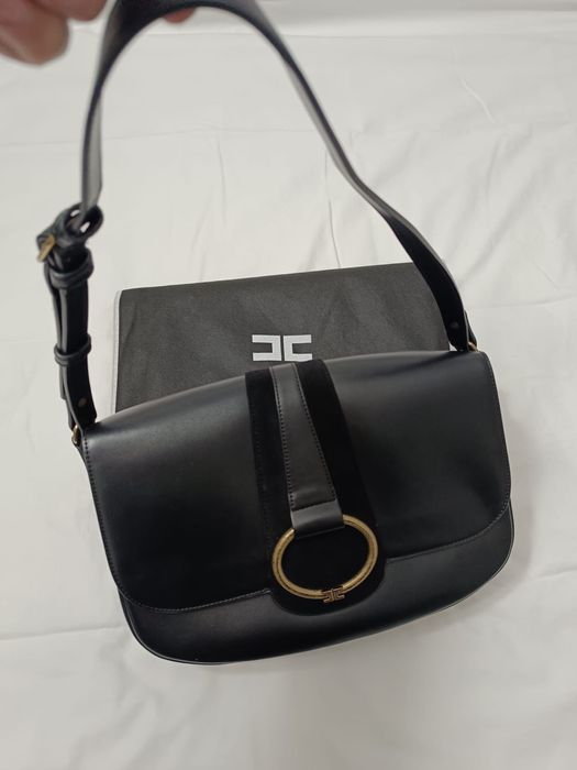 Elisabetta Franchi geanta neagra de umar