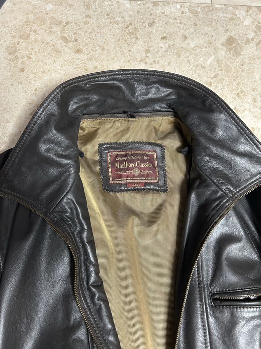 Geaca de piele Malboro Classics