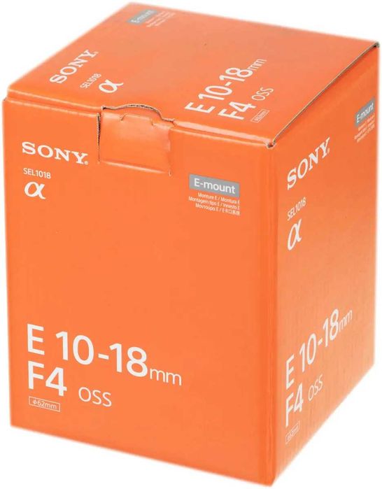Объектив Sony E 10-18mm F4 OSS