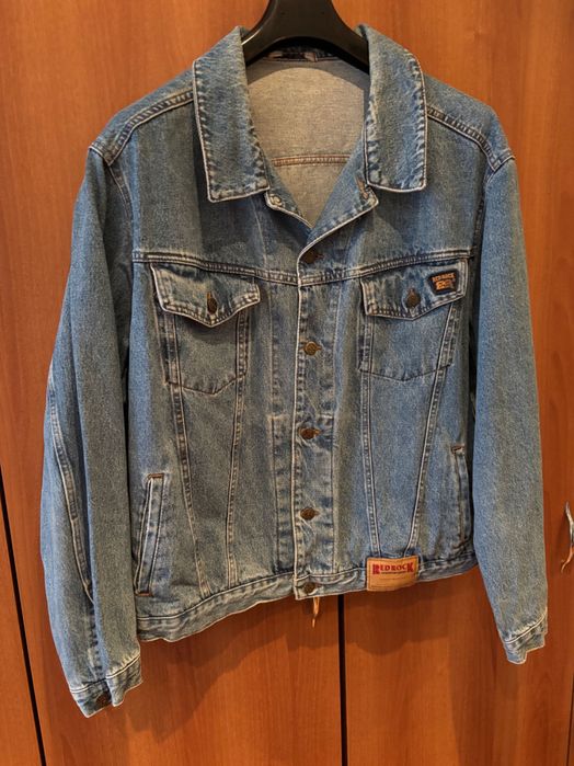 Vintage мъжко дънково яке Red Rock XXL