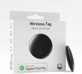 Wireless Tag съвместим с Apple Find My / Черен / и / Бял/