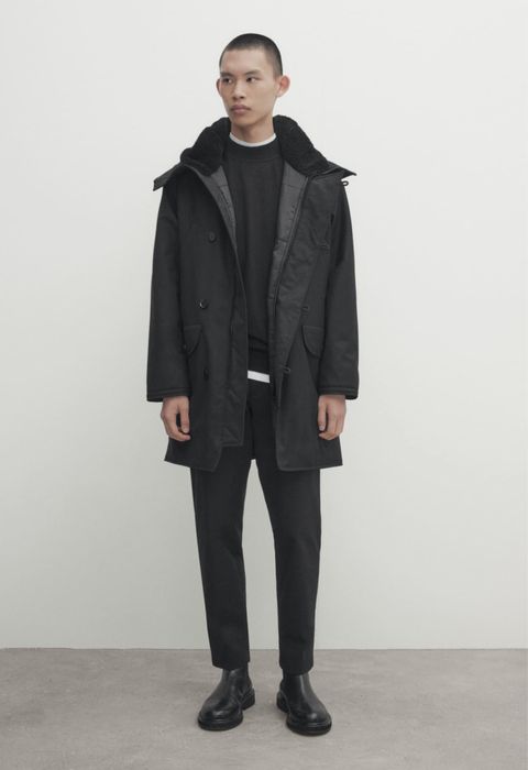 Jacheta parka Massimo Dutti, Studio
