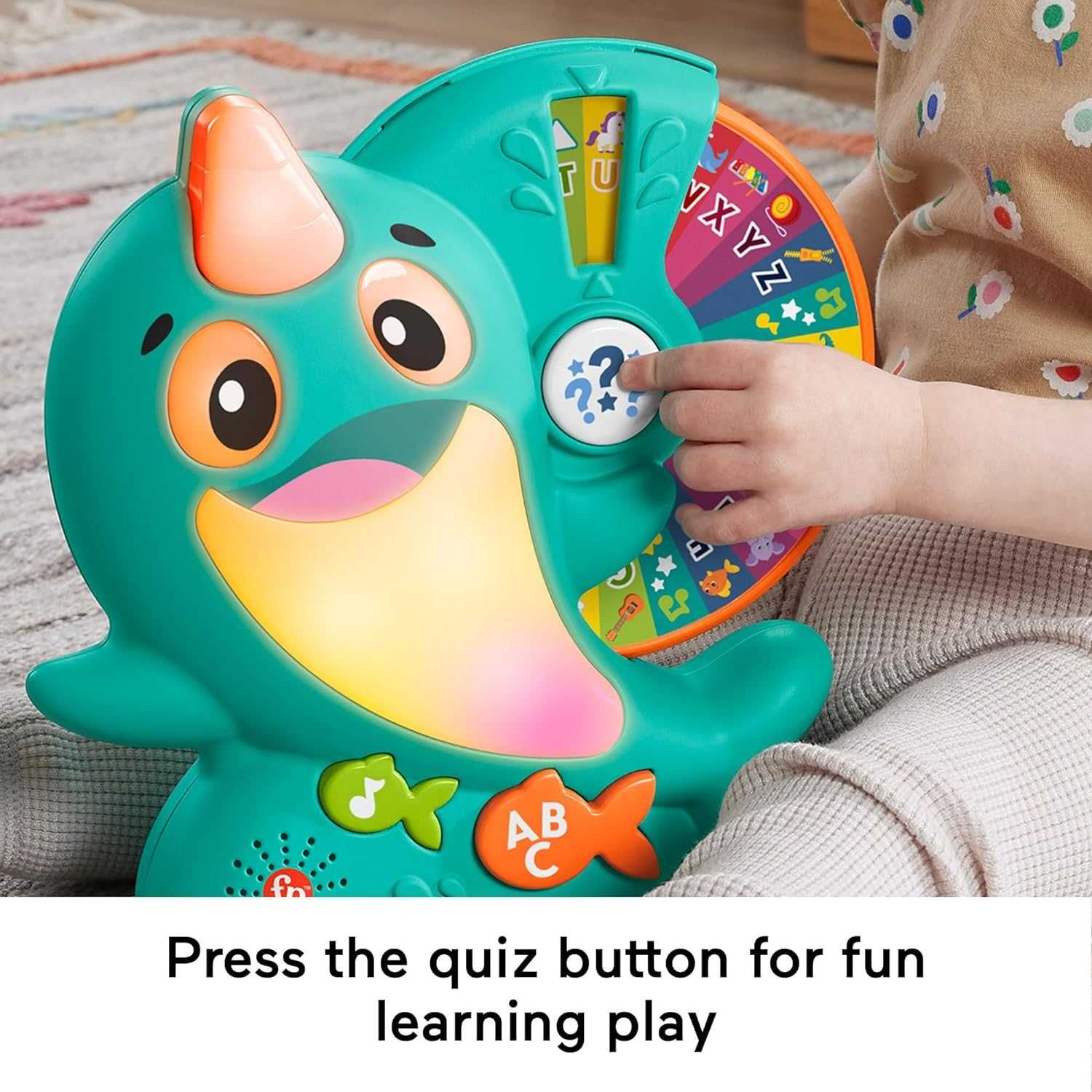 Интерактивна играчка Въртящо колело светеща рибка Fisher Price