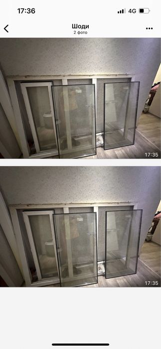 3 секционное глухое окно