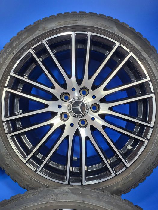 Vand jante/roti R18 Bicolore Mercedes C Klass W206-W205 + anvelope m+s